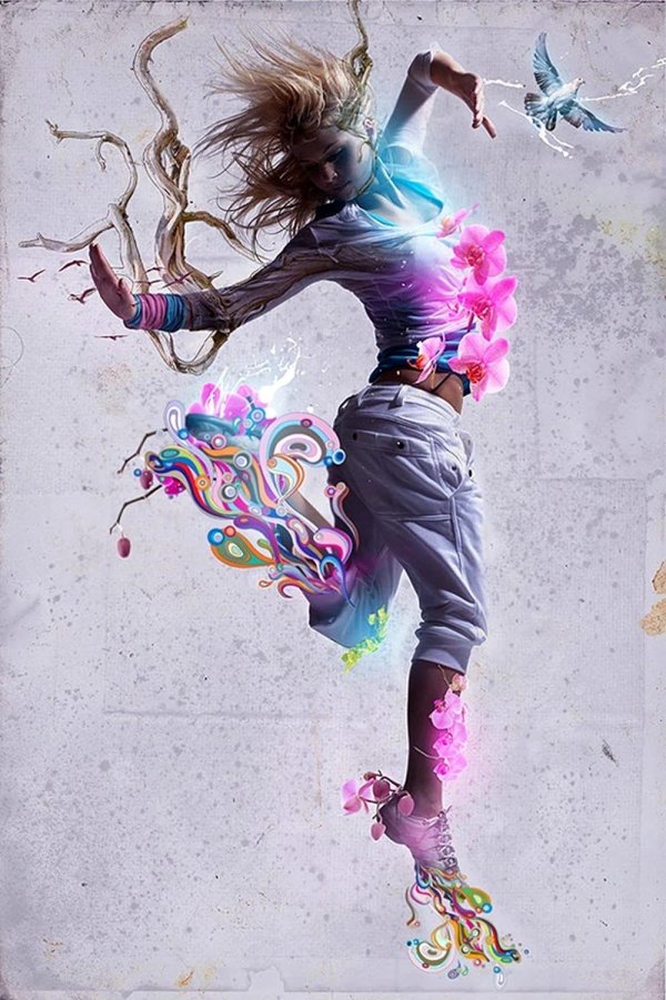 спонтанный танец