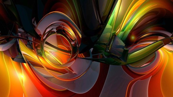 яркая абстракция