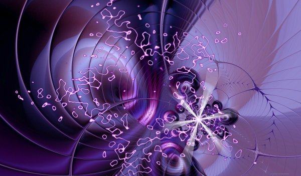 сиреневая абстракция