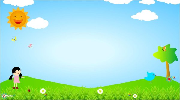 фон летний детский