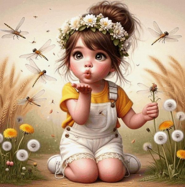 девочка мультяшка