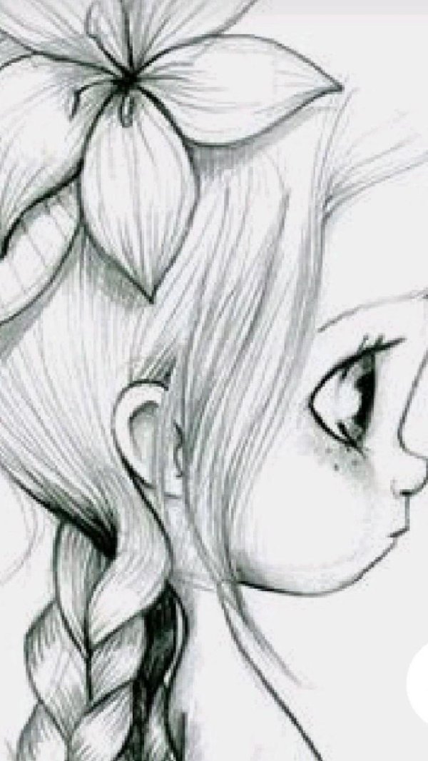 рисунки для срисовки карандашом лёгкие и красивые для девочек