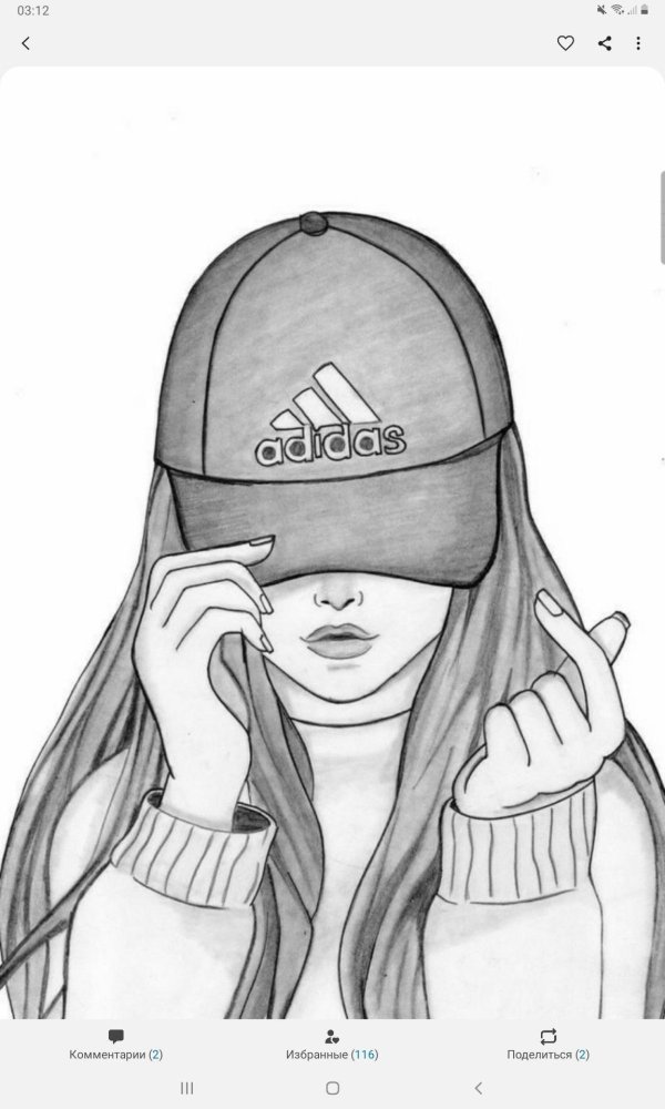 девушки рисунки