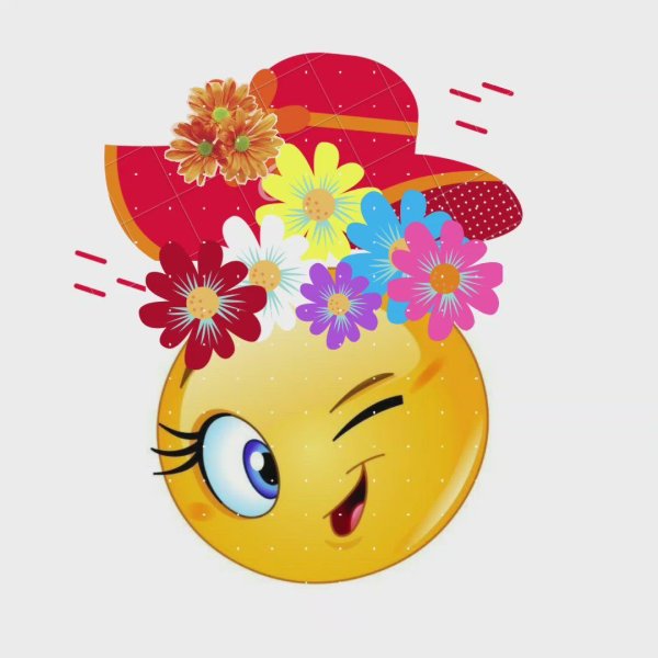 смайлик девочка