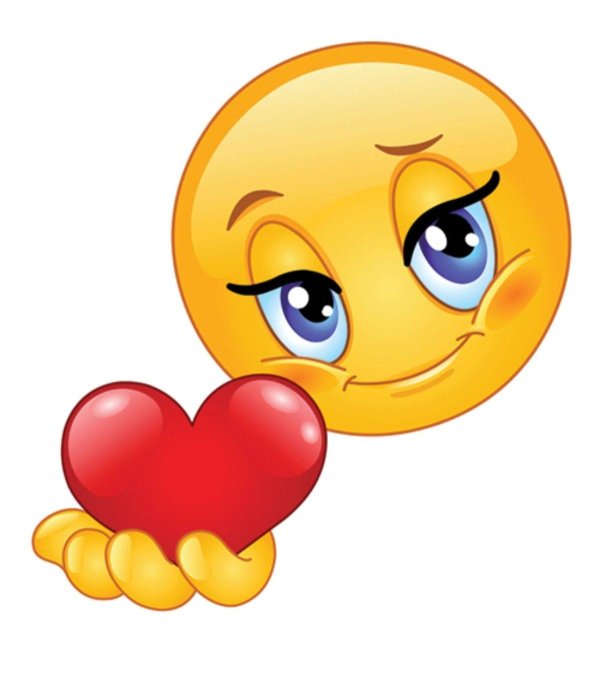 смайлик влюбленный