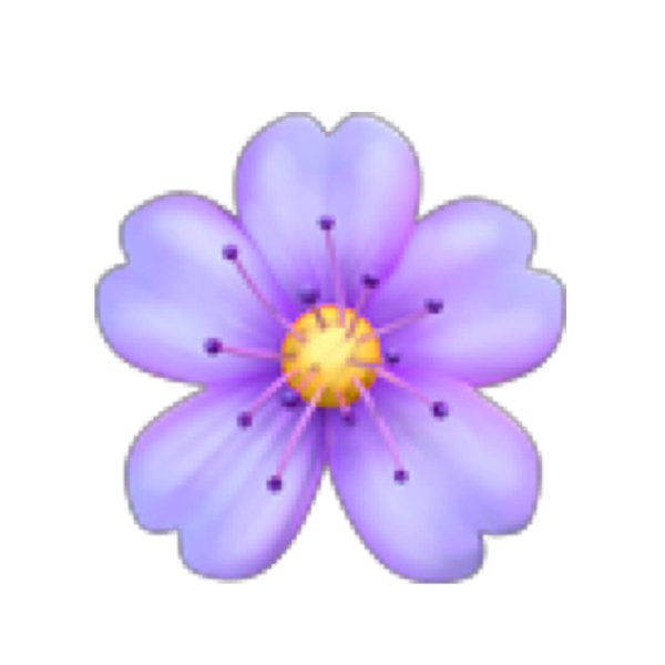 эмоджи цветочек