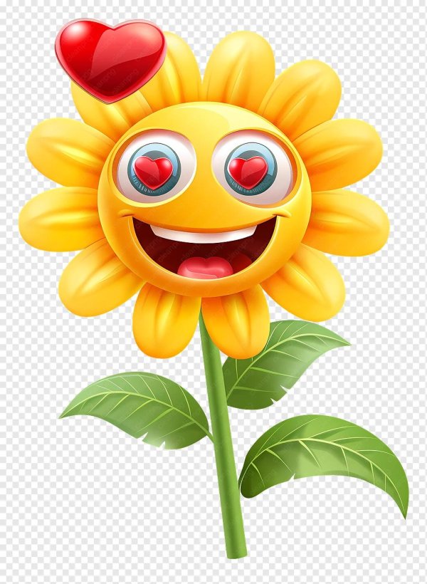 подсолнухи мультяшные