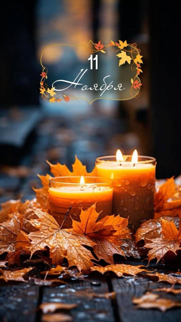 осенние свечи