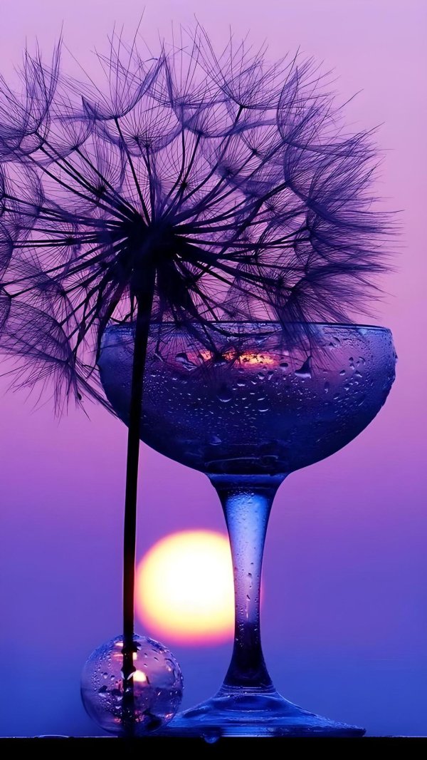 пурпурный одуванчик