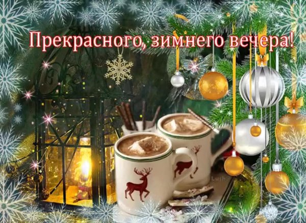 зимний вечер добрый