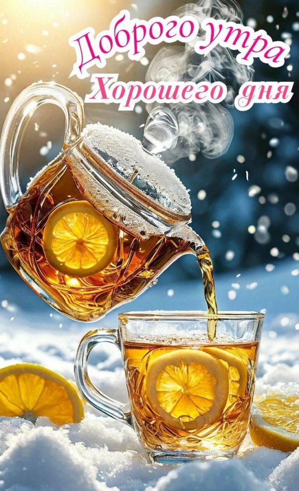 доброе утро зима хорошего дня