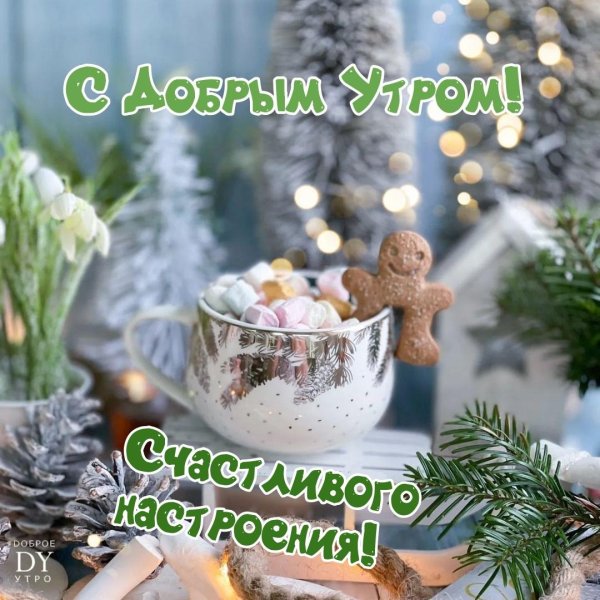 доброе утро зимние красивые