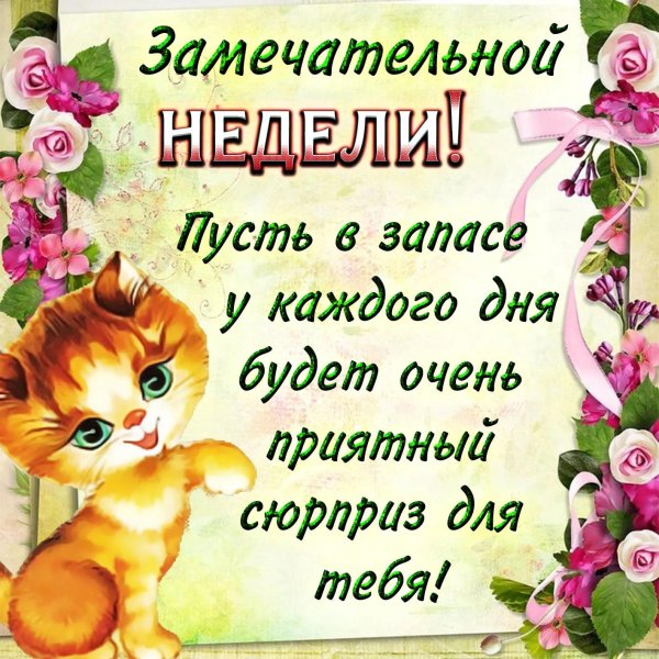 поздравление с понедельником