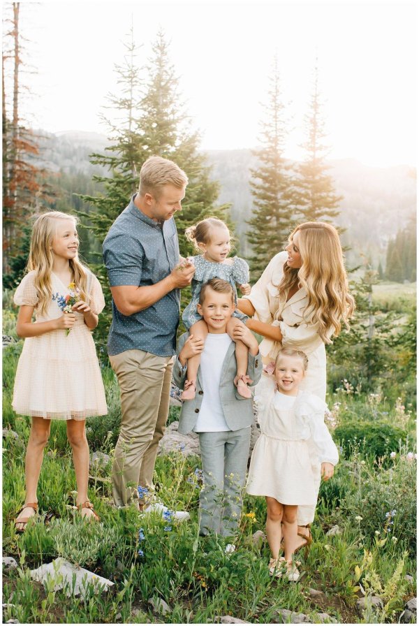 семейные фотографии на природе