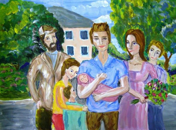 семьи рисунок