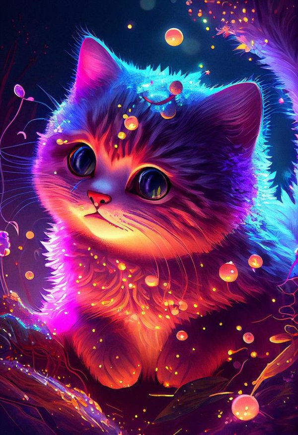 кошачий арт