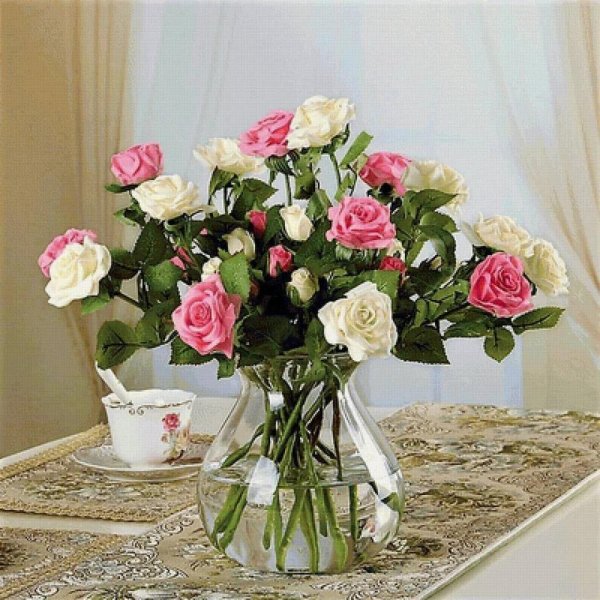 розы искусственные