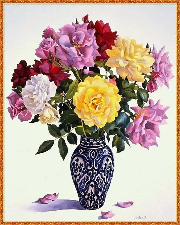 ваза с цветами