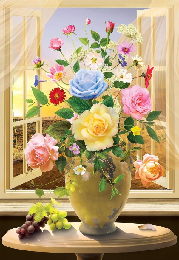 цветочный натюрморт