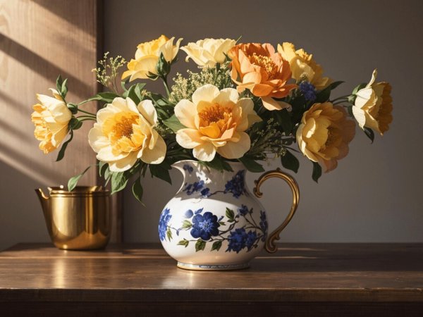 цветы натюрморт