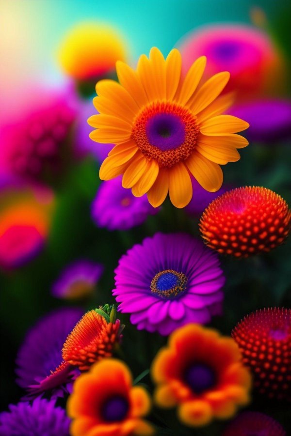 цветок красочный