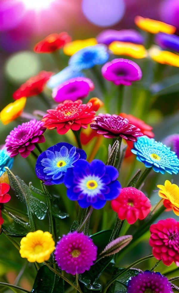 цветок красочный