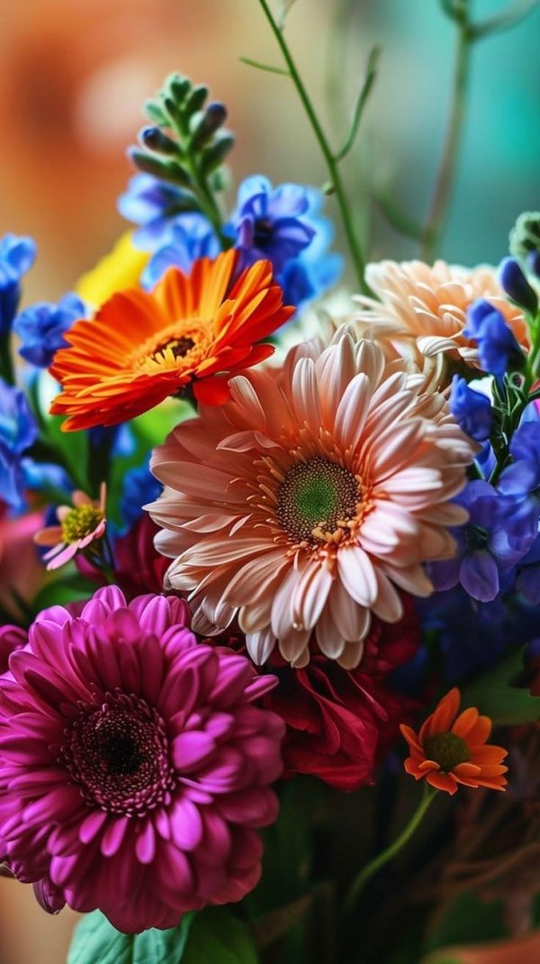 букет гербер