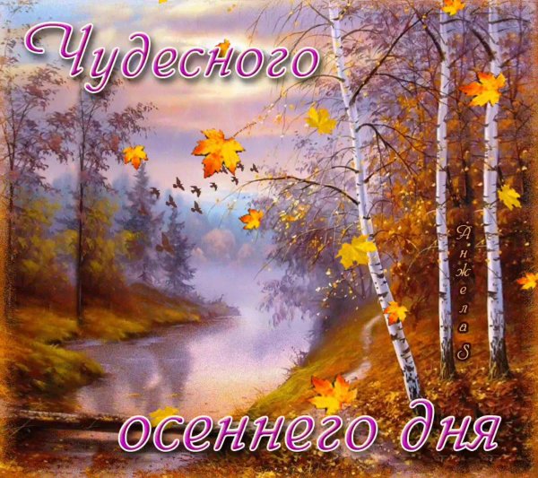 пейзажи осенние