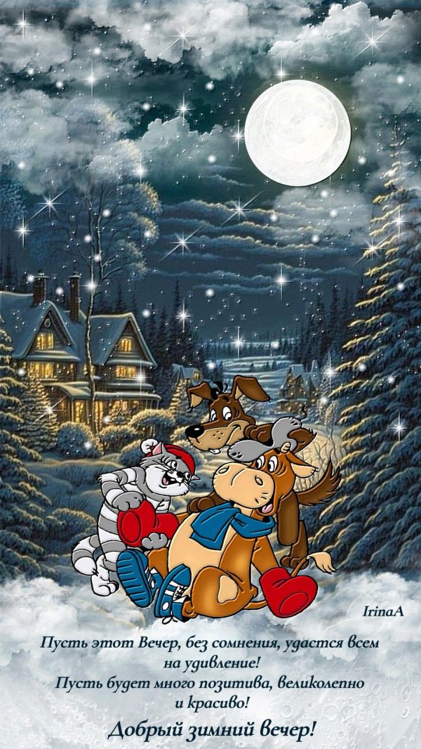доброго вечера зима