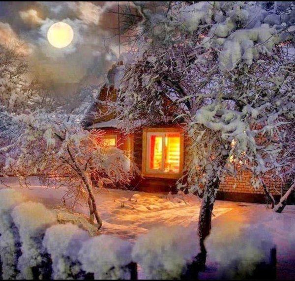 зимнего вечера