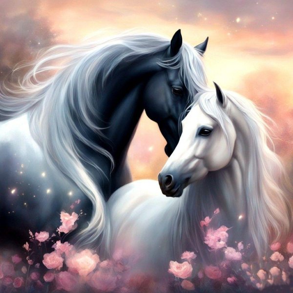 картины лошадей