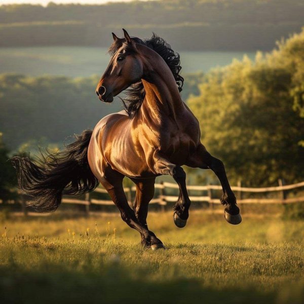 гнедой мустанг