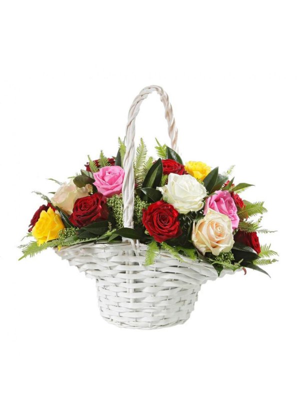 корзинки цветов маленькие