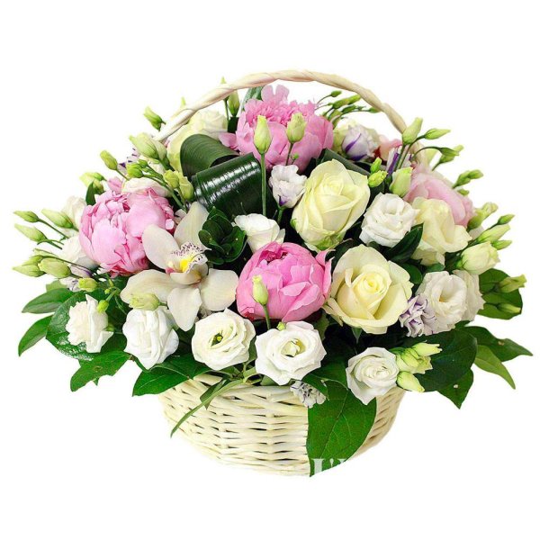 букет в корзинке