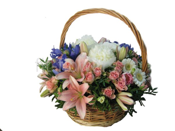 корзинка цветов