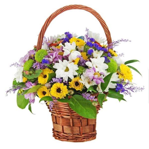 букет корзинка
