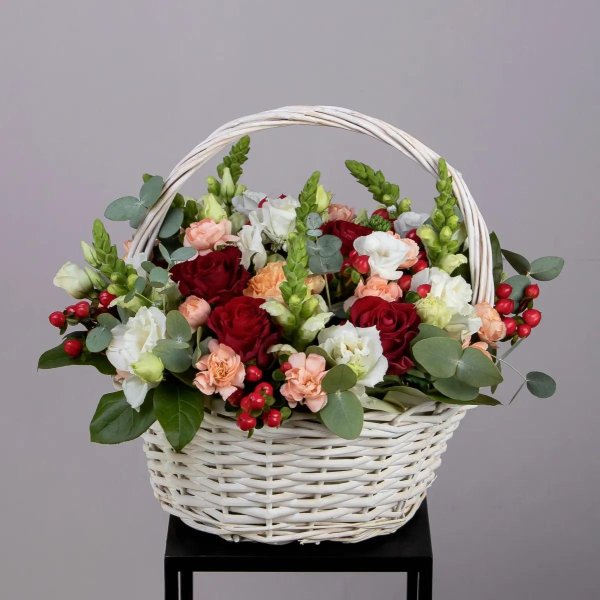 композиции в корзине