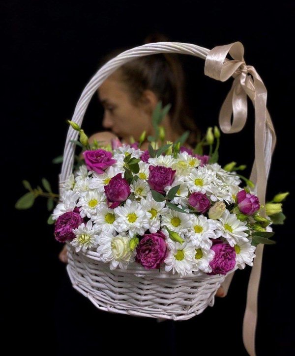 корзинка цветов
