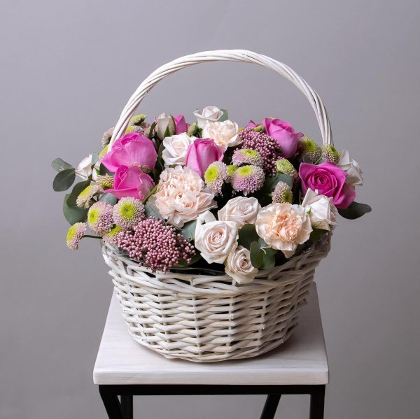 композиции в корзине