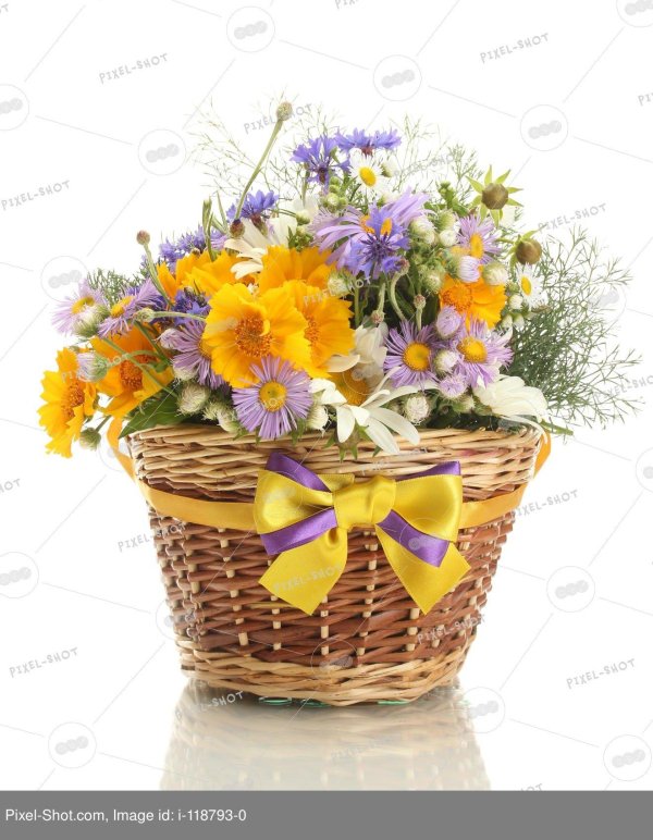 букет корзина