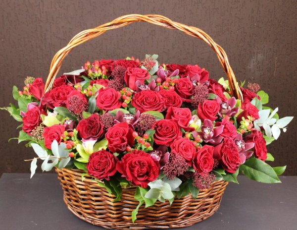 корзина цветов