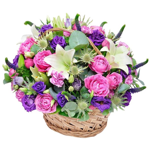 корзинка цветов