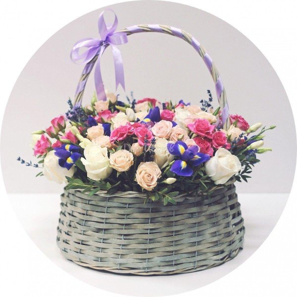 корзинка цветов