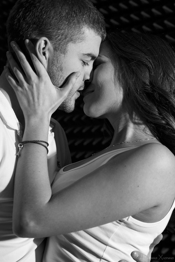 мужчина и женщина нежность