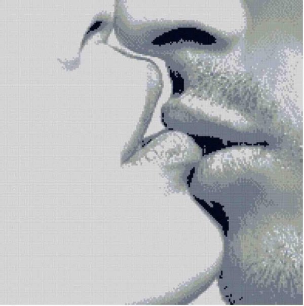 поцелуи рисунки