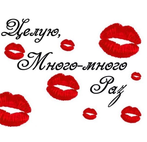 открытка целую