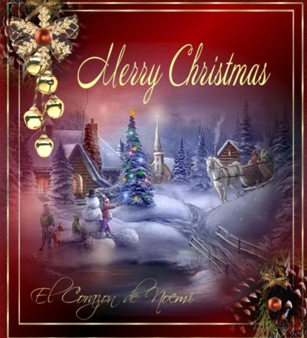 рождеством открытка