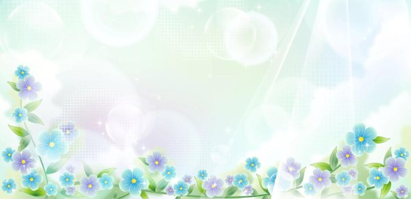 цветочные фоны