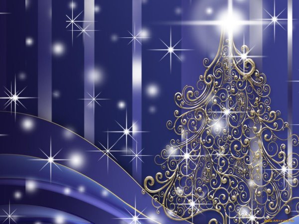 новогодний фон красивый