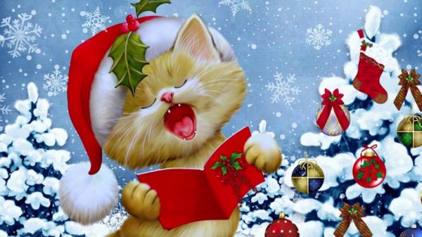 рождеством открытка